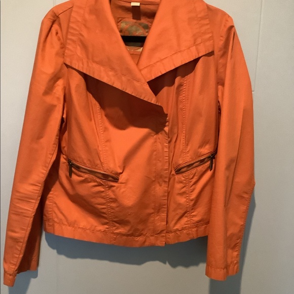 - Michael Kors burnt orange, cotton jacket L - Picture 2 of 6
